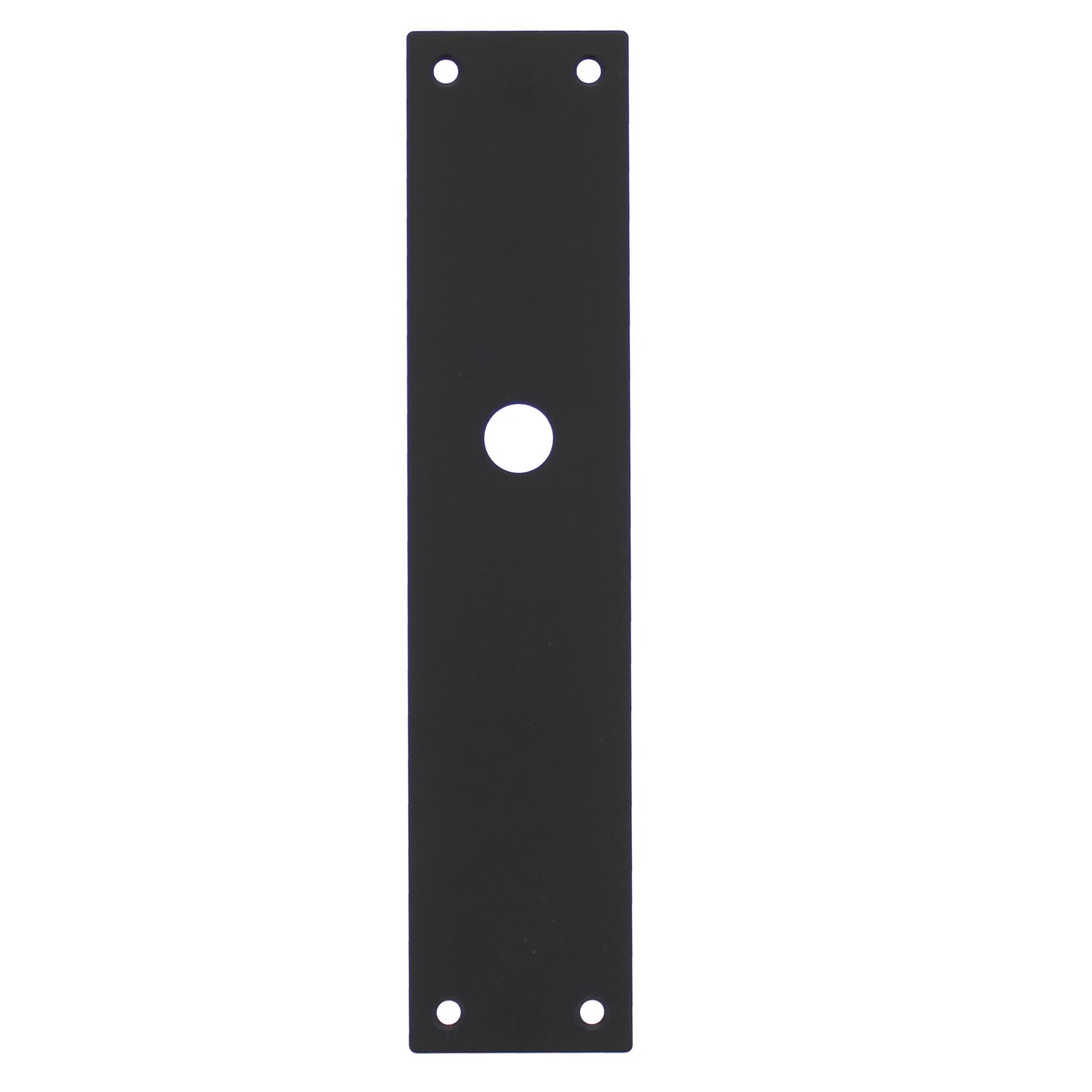 puree De databank Bergbeklimmer Intersteel - stijlvol deurbeslag - Schild renovatie rechthoekig 250 x 55mm  x 2mm blind RVS mat zwart (0023.268811)