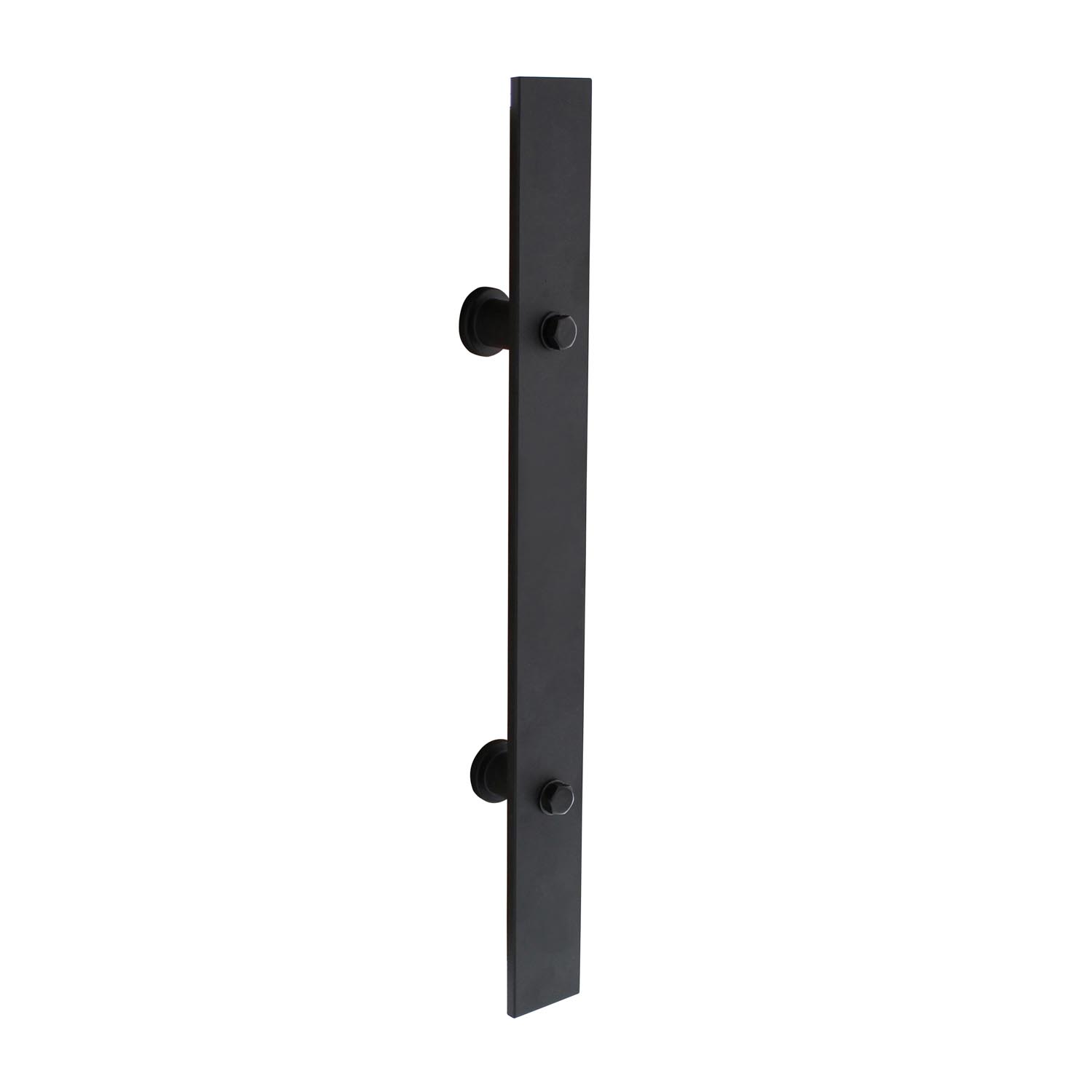 Geldschieter verhoging calcium Intersteel - stijlvol deurbeslag - Deurgreep plat 400mm x 40mm tbv  schuifdeur, mat zwart (0023.450111)